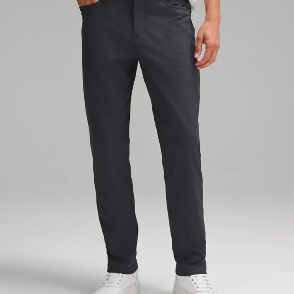 MENS LULULEMON SIZE 36 X 32 OBSIDIAN ATHLETICA PANTS